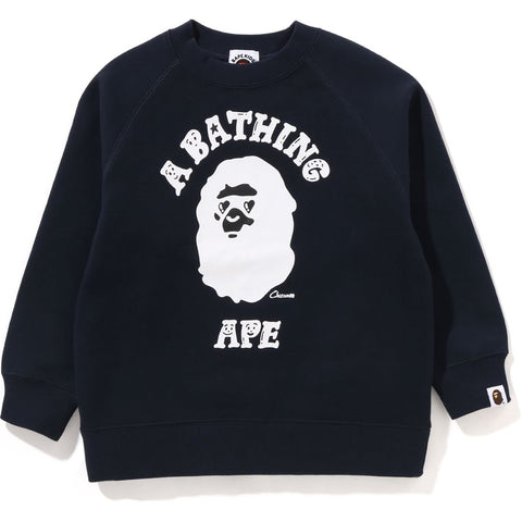 BAPE KIDS X CHOCOMOO COLLEGE CREWNECK KIDS