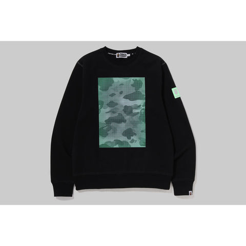 GRID CAMO CREWNECK MENS