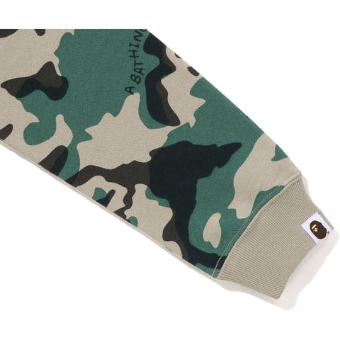 WOODLAND CAMO COLOR BLOCK CREWNECK KIDS