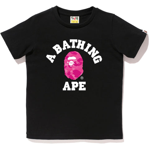 COLOR CAMO COLLEGE TEE LADIES