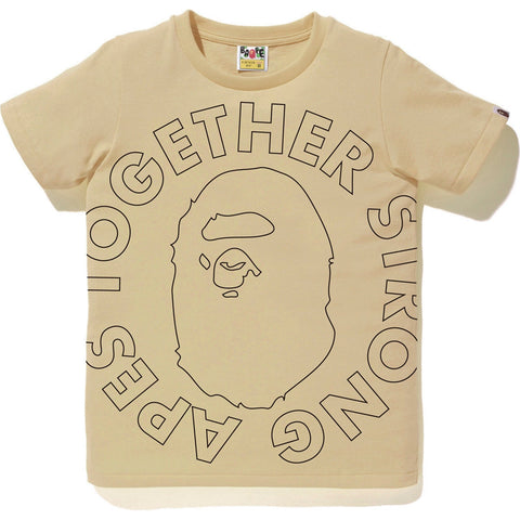 BICOLOR BIG ATS CIRCLE TEE LADIES