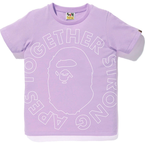 BICOLOR BIG ATS CIRCLE TEE LADIES