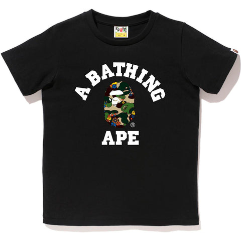 ABC CAMO FLOWER COLLEGE TEE LADIES
