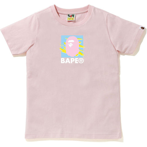 MULTI COLOR PRINT TEE LADIES