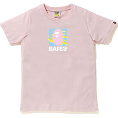 MULTI COLOR PRINT TEE LADIES