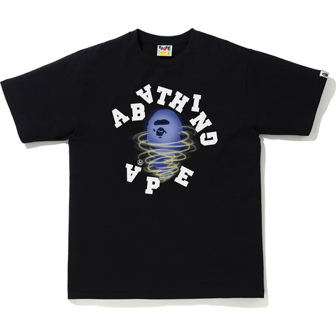 BAPE STORM BROKEN COLLEGE TEE MENS