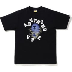 BAPE STORM BROKEN COLLEGE TEE MENS