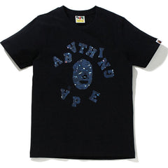 SPACE CAMO BROKEN COLLEGE TEE LADIES