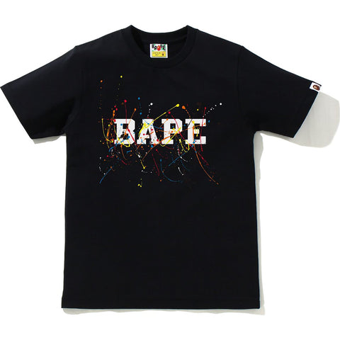 PAINT SPLATTER BAPE LOGO TEE LADIES