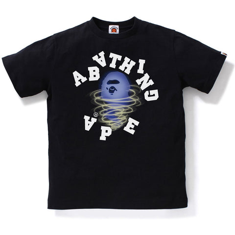 BAPE STORM BROKEN COLLEGE TEE KIDS