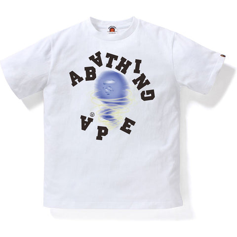 BAPE STORM BROKEN COLLEGE TEE KIDS