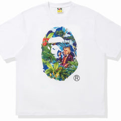 BAPE X MONKEY 47 APE HEAD TEE MENS