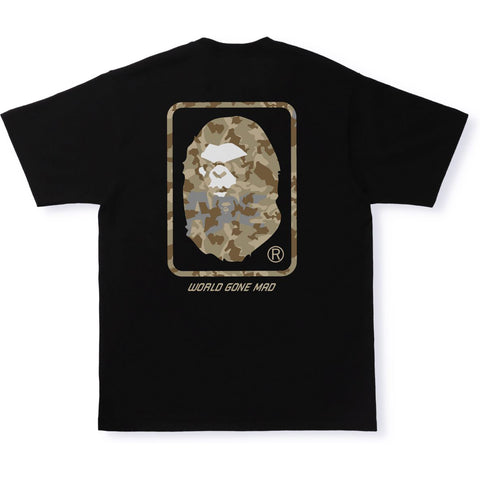 SAND CAMO MAD FACE TEE MENS