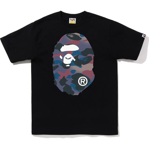 GRID CAMO BIG APE HEAD TEE MENS