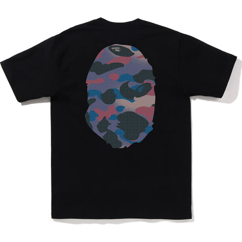 GRID CAMO BIG APE HEAD TEE MENS