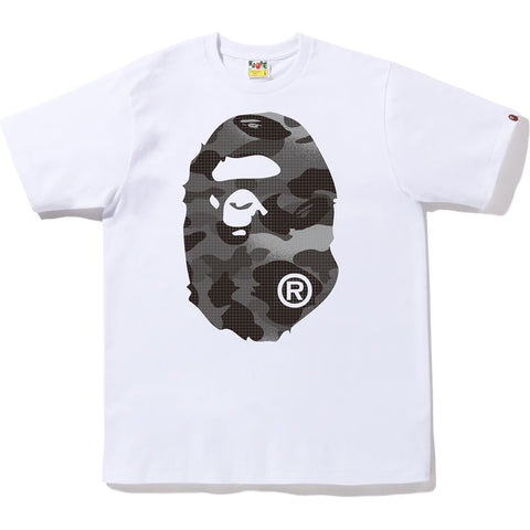 GRID CAMO BIG APE HEAD TEE MENS