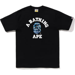 BAPE GRAFFITI CHECK COLLEGE TEE MENS