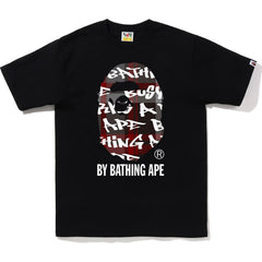BAPE GRAFFITI CHECK BY BATHING APE TEE MENS
