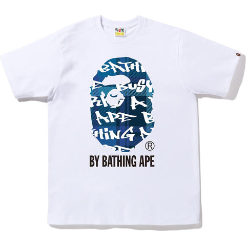 BAPE GRAFFITI CHECK BY BATHING APE TEE MENS
