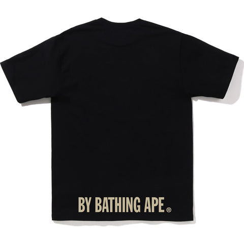 BAPE MULTI LABEL APE FACE STA TEE MENS