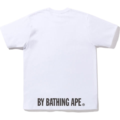 BAPE MULTI LABEL APE FACE STA TEE MENS