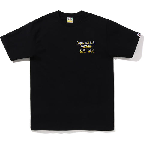 BAPE GRAFFITI CHECK APE HEAD TEE MENS