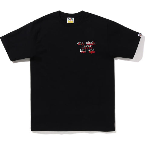 BAPE GRAFFITI CHECK APE HEAD TEE MENS
