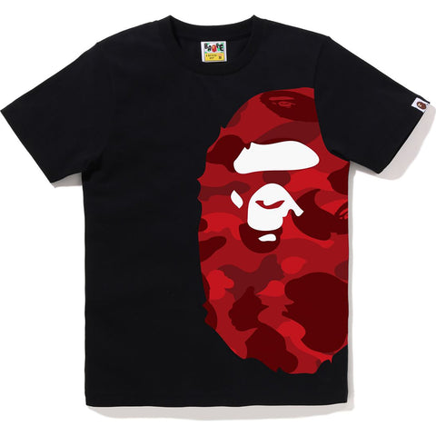 COLOR CAMO SIDE BIG APE HEAD TEE LADIES