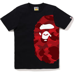 COLOR CAMO SIDE BIG APE HEAD TEE LADIES
