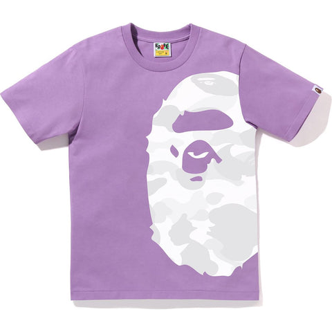 COLOR CAMO SIDE BIG APE HEAD TEE LADIES