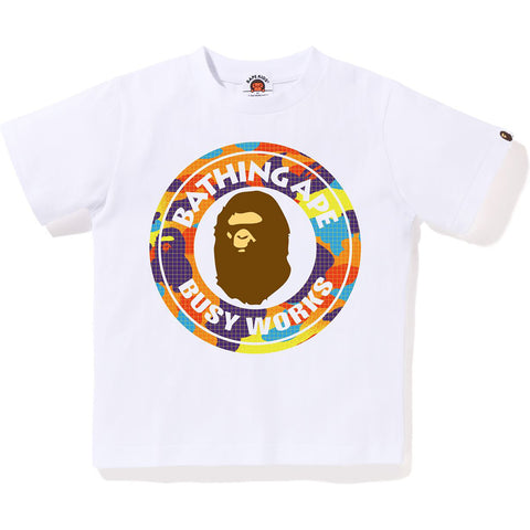 GRID CAMO BUSY WORKS TEE KIDS