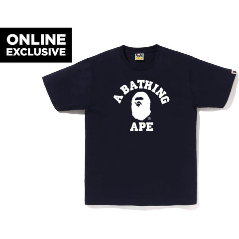 BICOLOR COLLEGE TEE BAPEC MENS