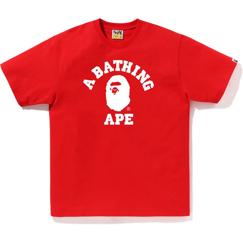 BICOLOR COLLEGE TEE BAPEC MENS