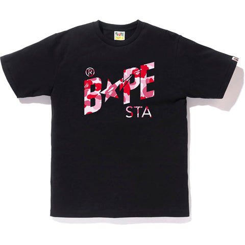ABC CAMO BAPE STA LOGO TEE MENS