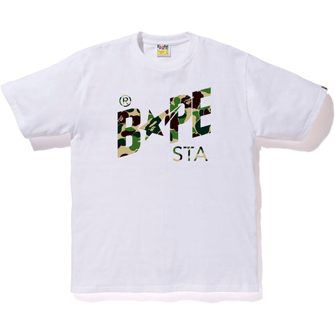 ABC CAMO BAPE STA LOGO TEE MENS