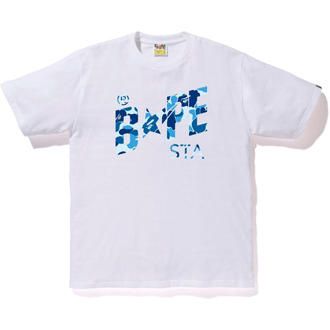 ABC CAMO BAPE STA LOGO TEE MENS