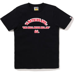 A BATHING APE LETTERED TEE LADIES