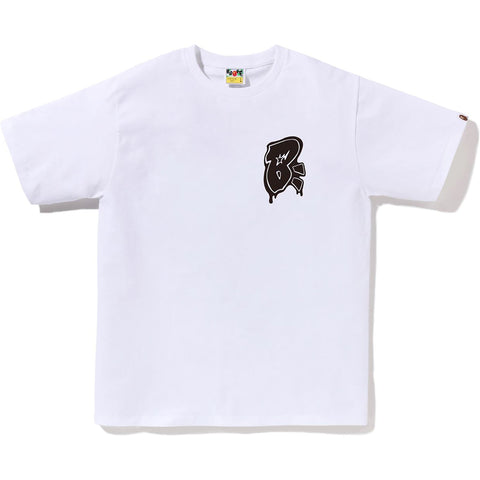 BAPE GRAFFITI B ONE POINT TEE MENS