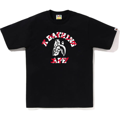 TIGER SHARK JAPANESE LETTER TEE MENS