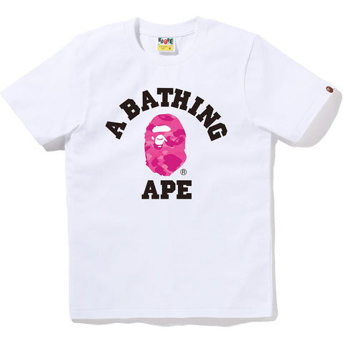 COLOR CAMO COLLEGE TEE LADIES
