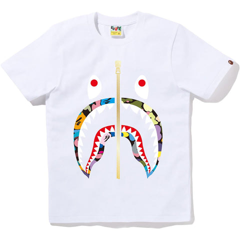 MULTI CAMO SHARK TEE LADIES