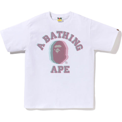 GLITCH ART COLLEGE TEE MENS