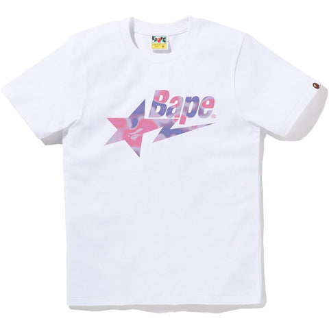 LIQUID CAMO BAPE STA LOGO TEE LADIES