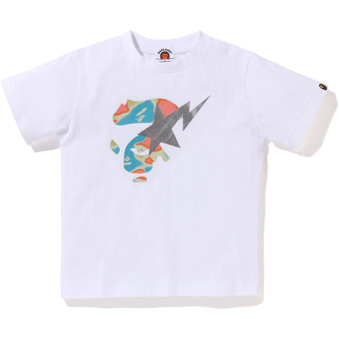 LIQUID CAMO APE FACE STA TEE KIDS