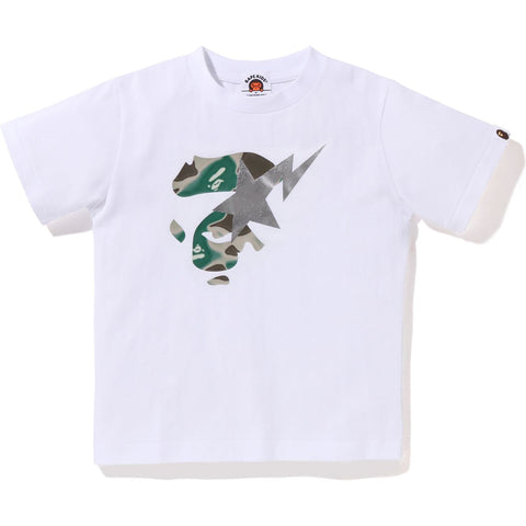 LIQUID CAMO APE FACE STA TEE KIDS