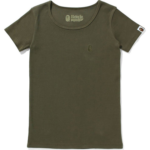 APE HEAD ONE POINT RIB TEE LADIES