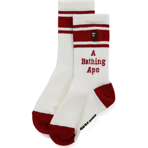 APE HEAD RIB SOCKS KIDS