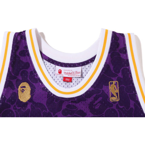 BAPE X MITCHELL & NESS LOS ANGELES LAKERS JERSEY TANK TOP MENS