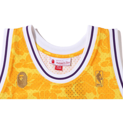 BAPE X MITCHELL & NESS LOS ANGELES LAKERS JERSEY TANK TOP MENS