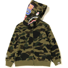 1ST CAMO SHARK ZIP HOODIE KIDS